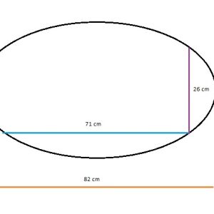Oval Bebek Yatağı 43×82(26×71)