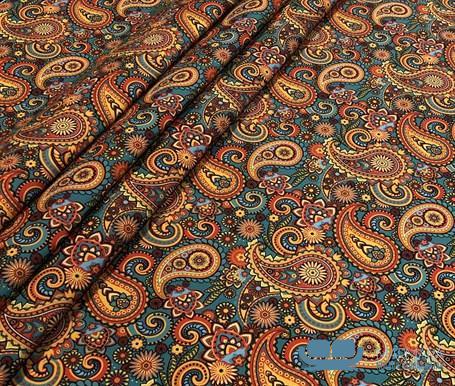 Şal Desenli Etnik Koltuk Kumaşı - Görsel 3