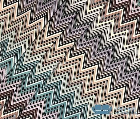 Zigzag Desenli Renk Geçişli Döşemelik Missoni Kumaş - Görsel 3
