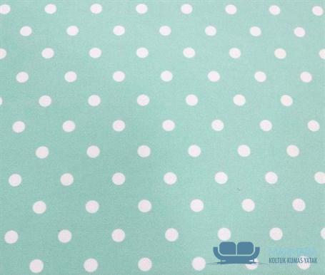 Mint Yeşili Puanlı Perde Kumaşı - Görsel 6