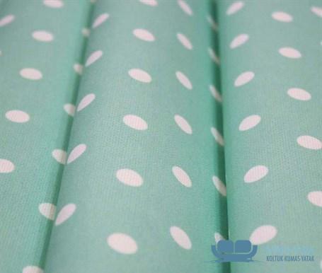 Mint Yeşili Puanlı Perde Kumaşı - Görsel 7