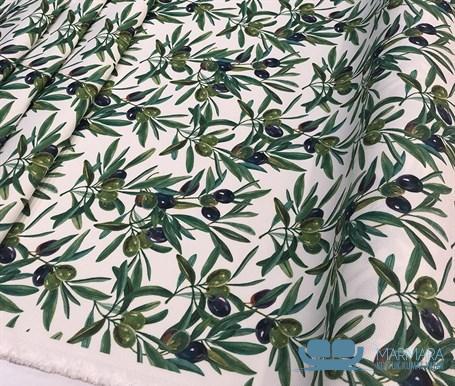 Zeytin Ağacı Desenli Koltuk Kumaşı - Görsel 4