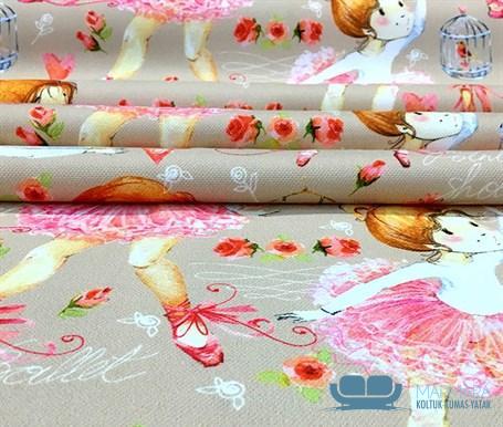 Balerin Desenli Döşemelik Kumaş - Görsel 2