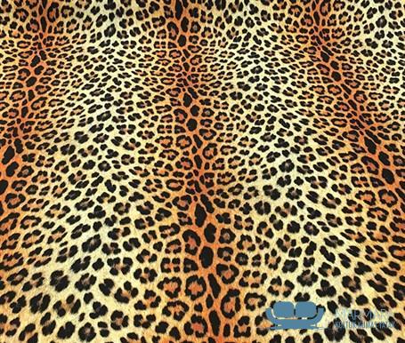 Leopar Kürk Desenli Döşemelik Kumaş - Görsel 3