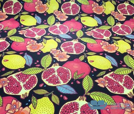 Limon Nar Motifli Döşemelik Kumaş - Görsel 4