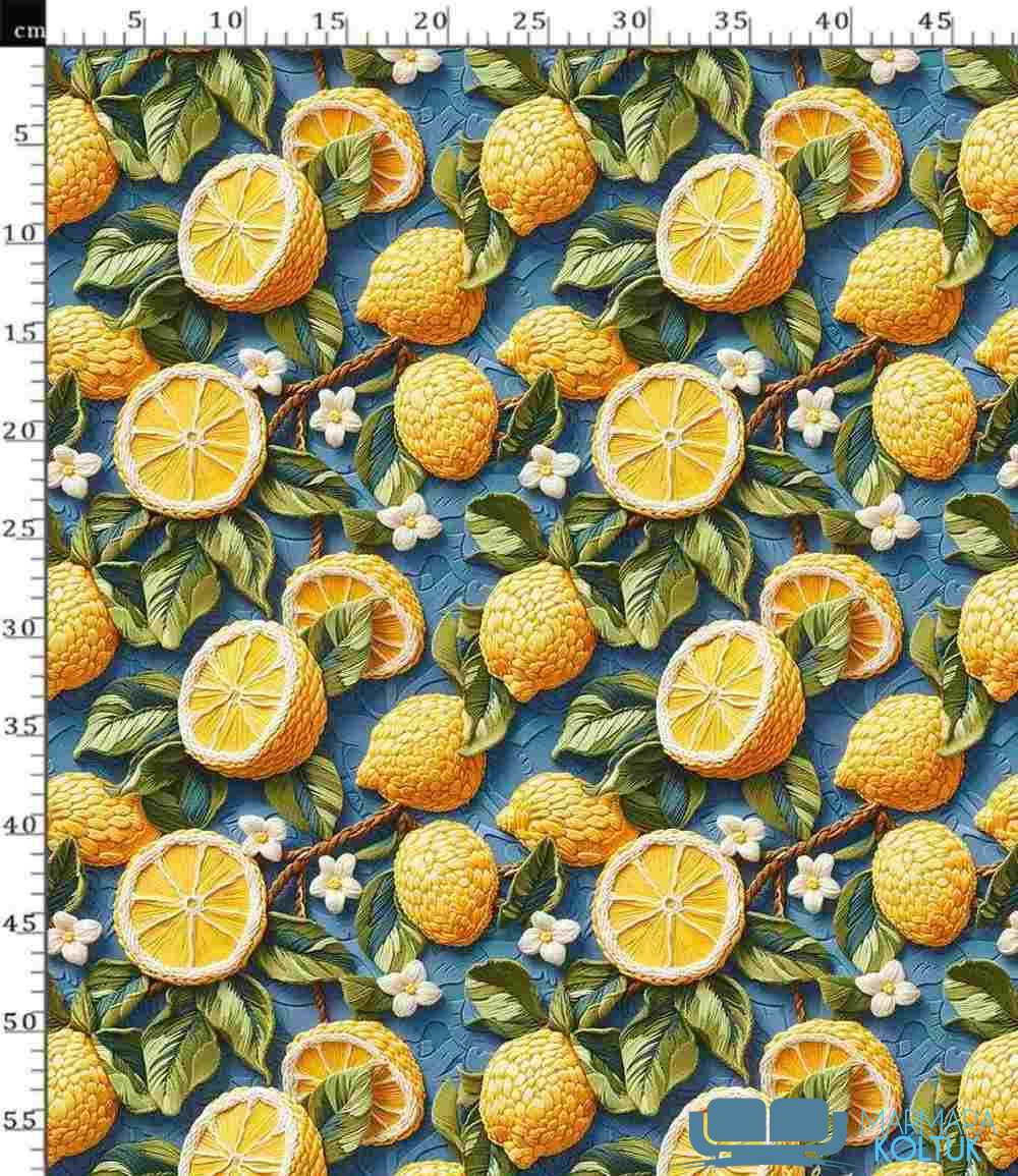 3d-limon-motifli-dosemelik-kumas-modeli