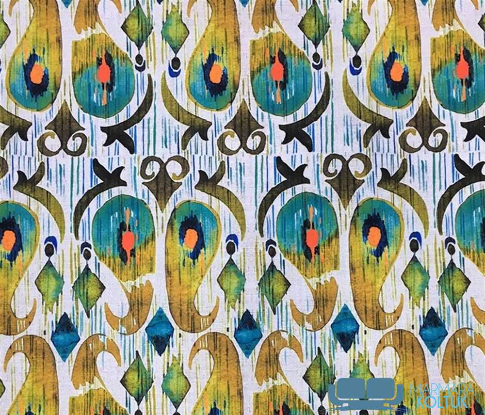 ikat-desenli-dosemelik-sari-ve-yesil-renkli-kumas-koltuk-ve-perde