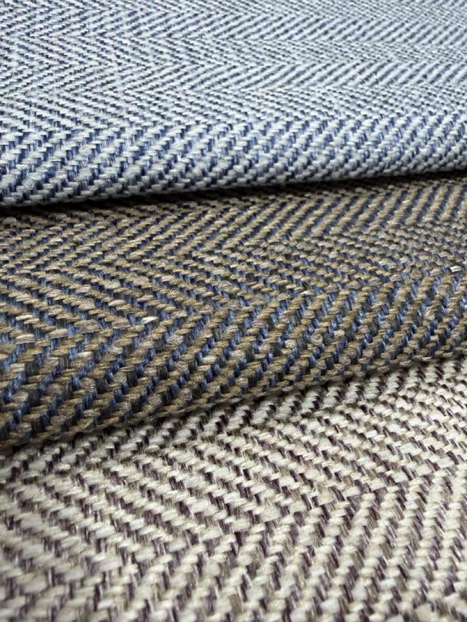 Zigzag Desenli Keten Kumaş (En Uygun Fiyat)