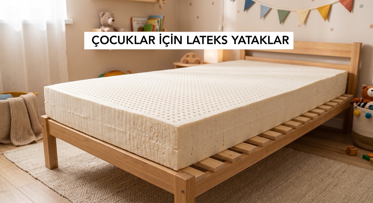 cocuk icin lateks yatak